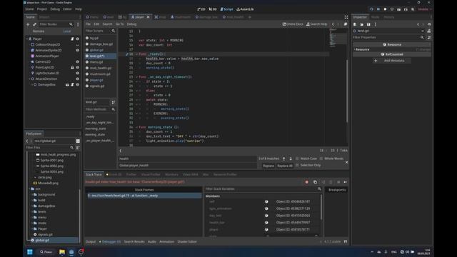 Глобальная переменная в GODOT 4 | Урок 15 | подробный курс по Годот для начинающих с нуля смотреть онлайн