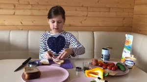 Бутерброды для детей. Готовим вместе. Весёлые бутербродики