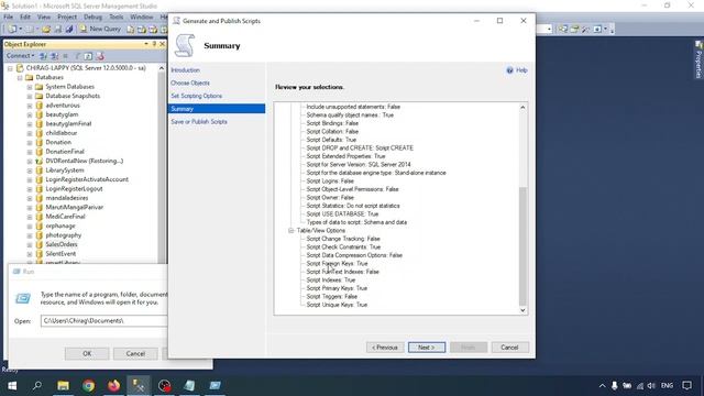 SQL Server DBA Tutorial 18 - How to Script out an Entire Database in SQL Server смотреть онлайн
