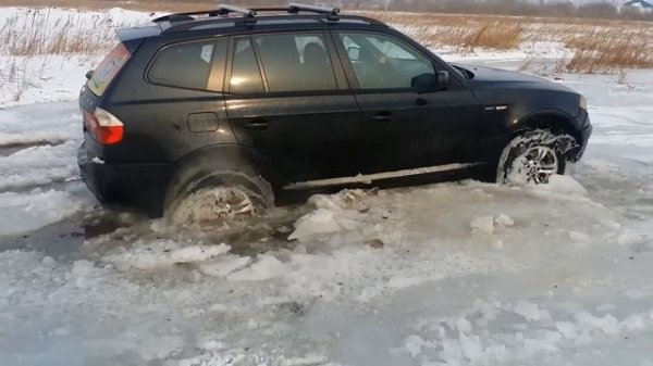BMW x3 off road snow test e83