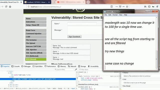 DVWA XSS Stored Explained (High) смотреть онлайн