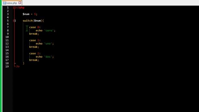 Tutorial PHP basico - 23 - El switch смотреть онлайн