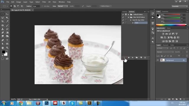 Batch Process Action in Photoshop: Save Multiple Files from PSD to JPG смотреть онлайн