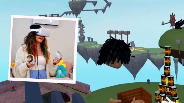 A WHEEL Chooses My DARES Roblox VR Hands смотреть онлайн