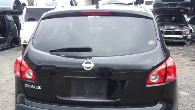 Видео-тест автомобиля Nissan Dualis (черный, 2007г., MR20DE, J10-044608) смотреть онлайн