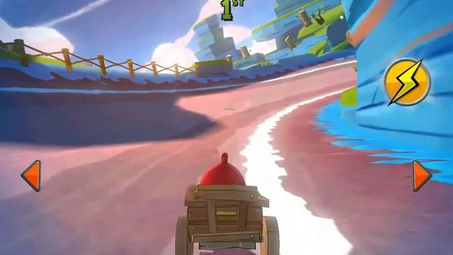 Видеообзор-прохождение (не полное) игры Angry Birds Go версия 1.0.4 (2013)!!! смотреть онлайн