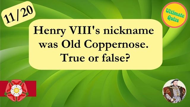 HISTORY QUIZ | King Henry VIII | 20 trivia questions with answers смотреть онлайн