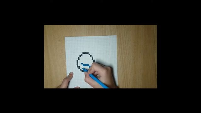 Рисую алмаз из Майнкрафта по клеточкам смотреть онлайн