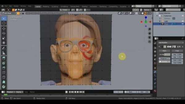 BLENDER 2.81 Пробую создание 3д модели из картинки