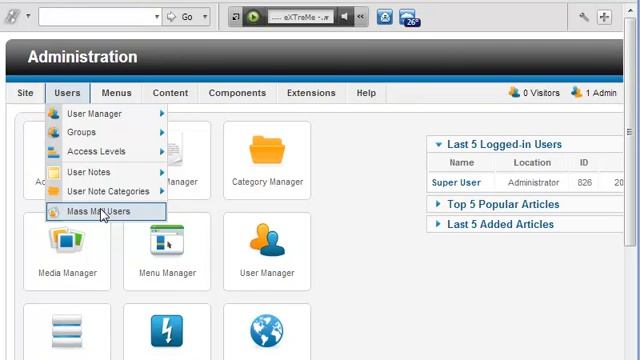 Lesson4: Joomla Administration Overview смотреть онлайн