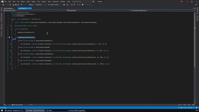 Make objects react to music in Unity! | Music visualization | Unity tutorial смотреть онлайн