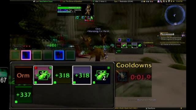 Healing with Clique and Grid in World of Warcraft смотреть онлайн
