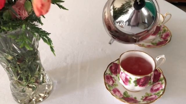 Teatime At Home | Berry Tea | Royal Albert Old English Rose Duos | Afternoon Tea смотреть онлайн