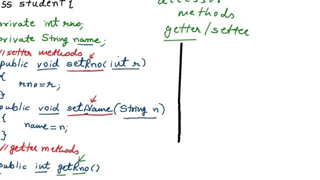 Java : SETTER AND GETTER METHODS IN JAVA смотреть онлайн