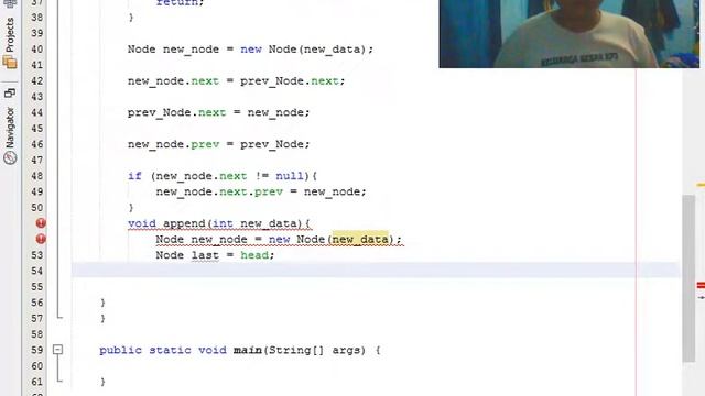 Double Linked List Java смотреть онлайн