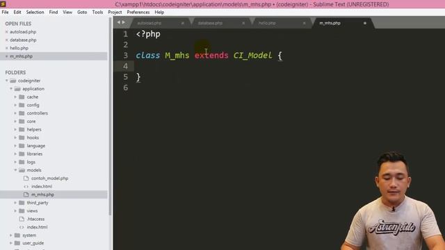 Tutorial Codeigniter #8 Koneksi DATABASE ke dalam CODEIGNITER смотреть онлайн