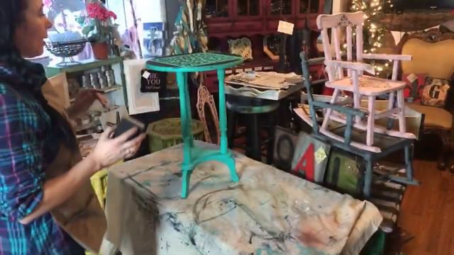 Paint Challenge|Day 9| Giving A Sassy Look To Some Furniture