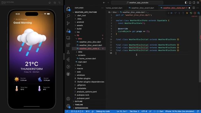 Weather App • FLUTTER - BLOC & API Tutorial for Beginners ? смотреть онлайн