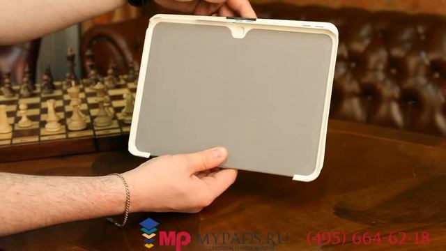 Фирменный умный чехол самый тонкий в мире для Samsung Galaxy Tab 4 10.1 SM-T530/T531/T535 смотреть онлайн