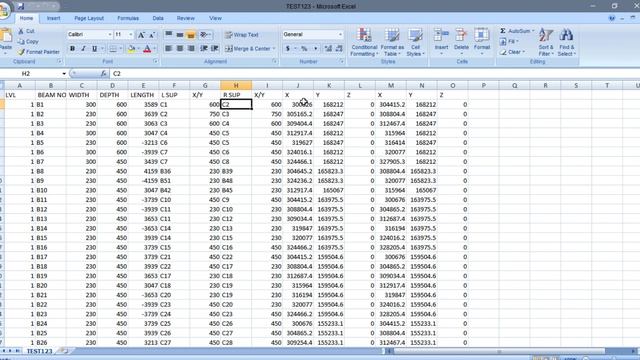 Convert Cad Drawing to excel For Structural Design смотреть онлайн