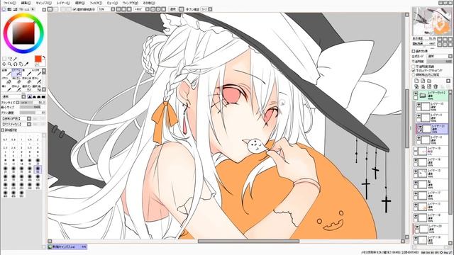 女の子描いてみた【イラストメイキング】 смотреть онлайн