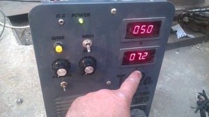 Сварка ленточной пилы полуавтоматом, начало....