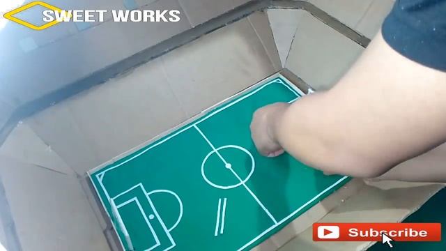 how to make football stadium with cardboard - DIY & crafts смотреть онлайн
