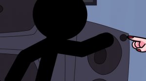 BOYFRIEND vs. STICKMAN?! Friday Night Funkin' Logic | Cartoon Animation