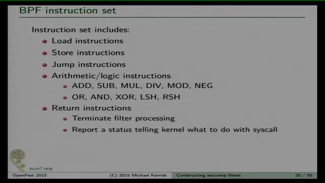 Using seccomp to Limit the Kernel Attack Surface - Michael Kerrisk смотреть онлайн