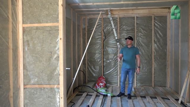 Строительство каркасного дома 6х8 м с мансардным этажом по популярному проекту "Лесколово" смотреть онлайн