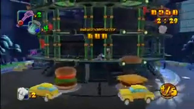 BurgerTime World Tour Gameplay -- Building Burgers смотреть онлайн
