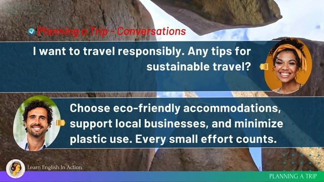Learn English In Action ?English Advice Conversations for Planning a Trip ?️ Daily English Learning смотреть онлайн
