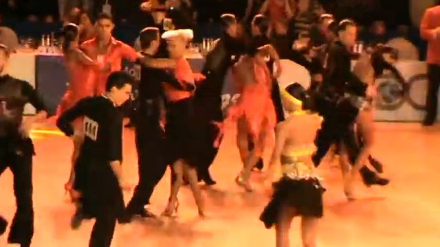 Юрченко Сергей - Чернышова Нина, 1/8 Samba смотреть онлайн