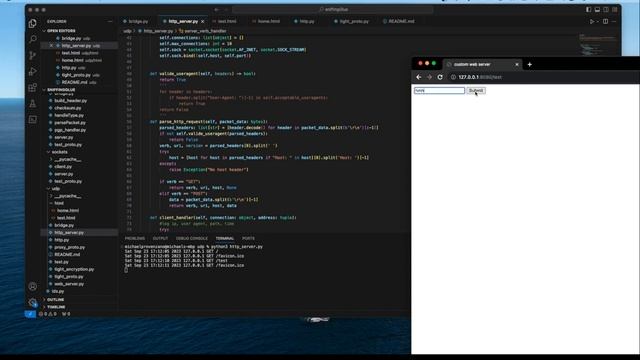 HTTP Server in Python from scratch смотреть онлайн