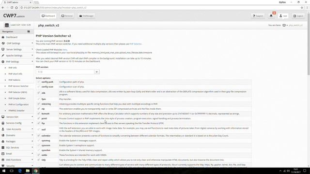 PHP Switcher e PHP Selector - CentOS Web Panel смотреть онлайн