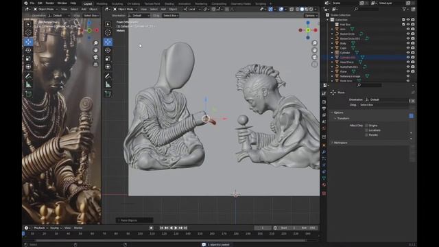 Creating a Relief using Blender (Day 7) смотреть онлайн