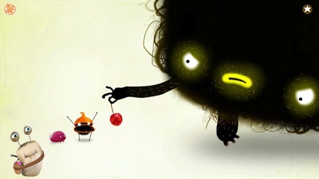 Чучел, вишня, микроб и монстр в игре Chuchel смотреть онлайн