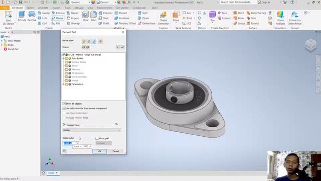 Inventor How To Scale Part смотреть онлайн
