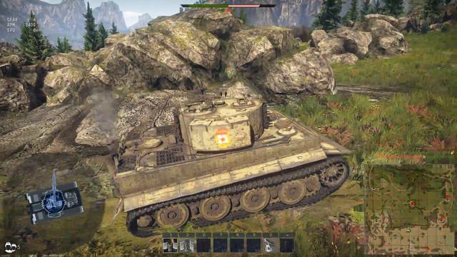 War Thunder - Tiger E смотреть онлайн