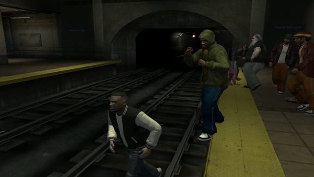 Grand Theft Auto IV - PC - Subway. That Was Close. 1080P HD