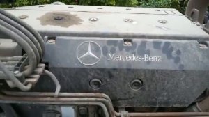 Мерседес Атего кнопки управления на двигателе