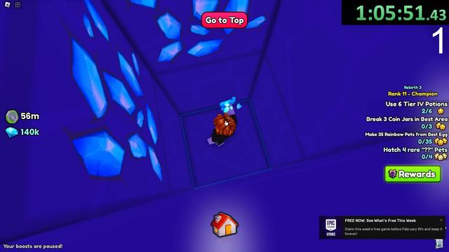 I Spent 24 Hours Digging For The HUGE Fossil Dragon Pet... (Pet Simulator 99) смотреть онлайн