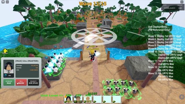 SOLO 3 Units Beating STONE VILLAGE Stage 6 in Full Auto Skip | World 2 All Star Tower Defense Roblo смотреть онлайн