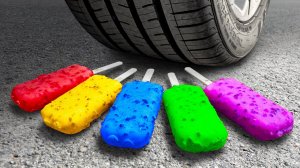 Машина Давит Предметы под Колесом АСМР МАШИНА