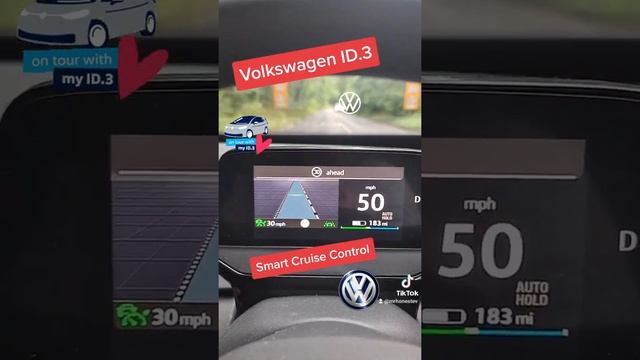 Volkswagen ID.3 ACC(smart cruise control) смотреть онлайн