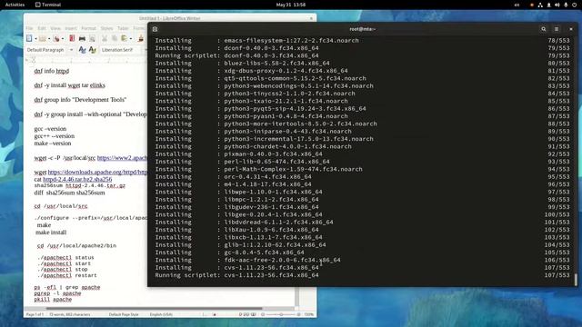 Компиляция программного обеспечения из исходного кода #1 | Fedora 34 смотреть онлайн