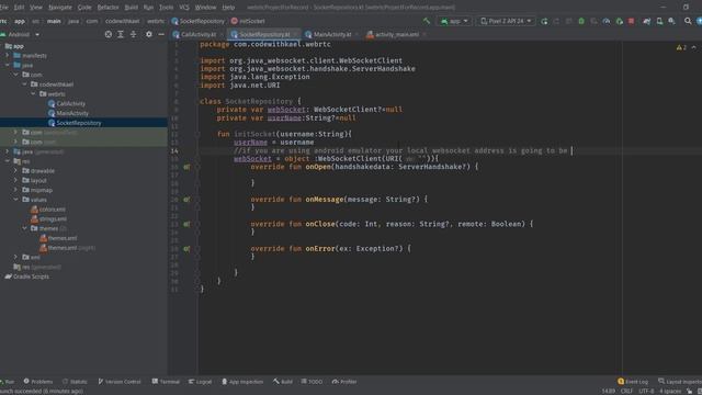 04. Android Socket Client - Native Android Video Call using WebRTC and Nodejs signaling server смотреть онлайн