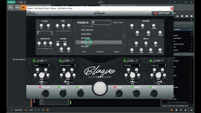 Blaque - Dark Electric Guitars VST/Plugin by New Nation (Limited-Time 4FREE )#Blaque #NewNation смотреть онлайн
