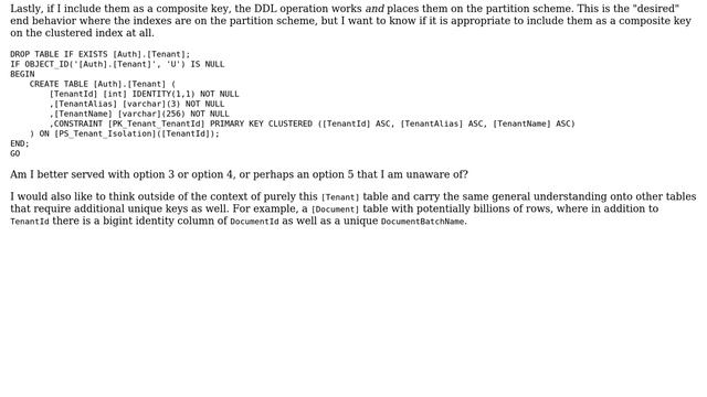 Databases: Creating additional unique keys on a partitioned table смотреть онлайн