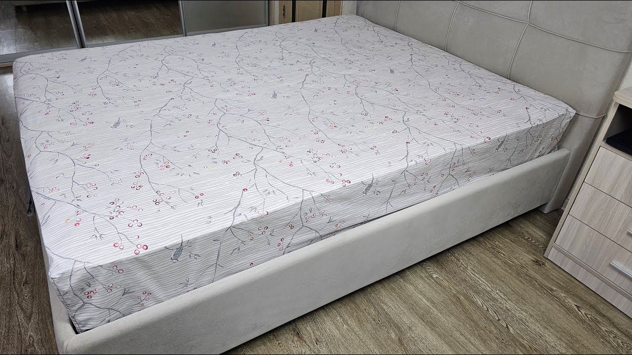 НОВЫЙ СПОСОБ СШИТЬ ПРОСТЫНЮ НА РЕЗИНКЕ на любую кровать! смотреть онлайн